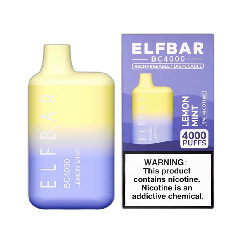 ELF BAR BC4000 Disposable 4000 Puffs Lemon Mint - Vape Shop Philippines ...